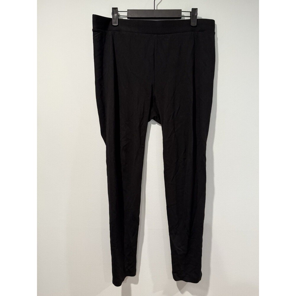 Vince Camuto Leggings Womens 34" Black  Athleisure Travel Minimal Gym Yoga